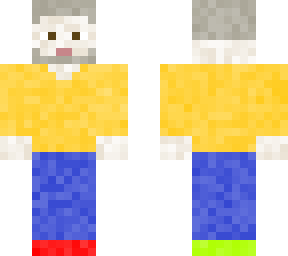 old guy in orange shirt