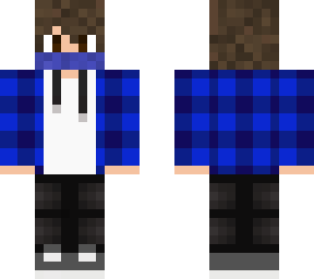 blue flannelette boy
