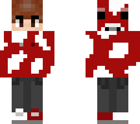 cow hoodie remake - mooshroom