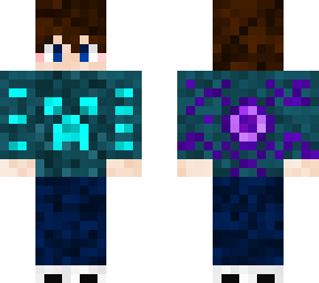 danivac, neon blue and violet