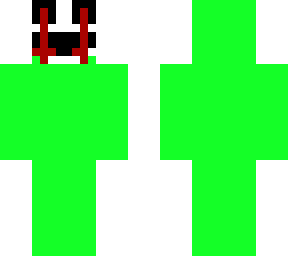 funni green screen horor skin