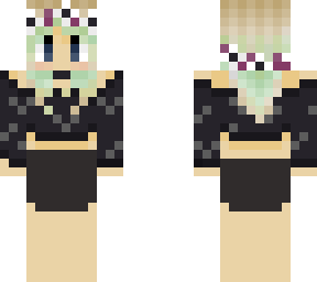 girl goth faded hair