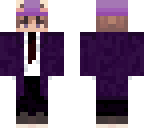 purple suit