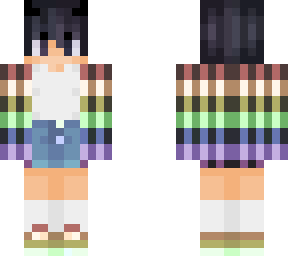 rainbow flannel