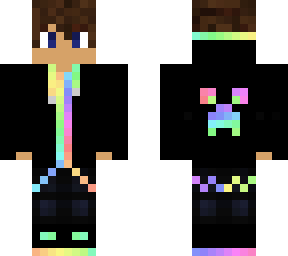 rainbow gamer boy