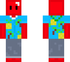 apple boy in hiwian shirt