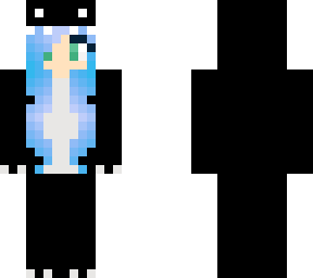 blue hair funeral dino onesie