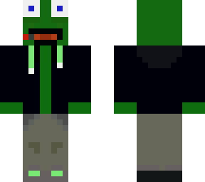 frog wearing jeans