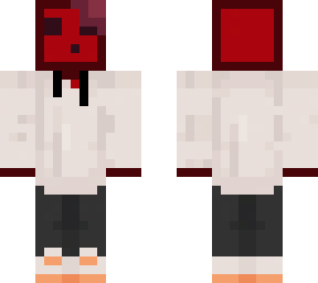 red slime outfit blanco