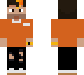 auron playera anaranjada