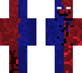 black blue red