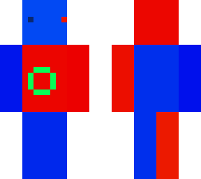blue and red god