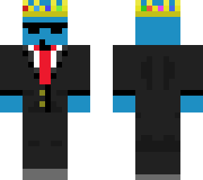 blue suit man