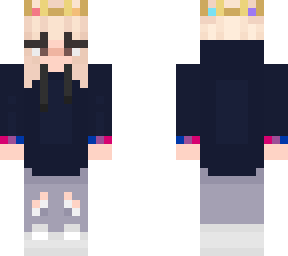 matching skin with chrome blond