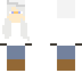 cute minecraft skin~girl-winter