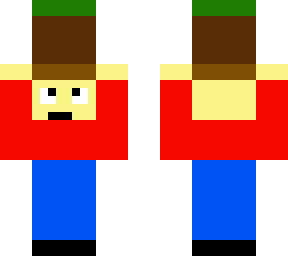 kid carrying dirt block.