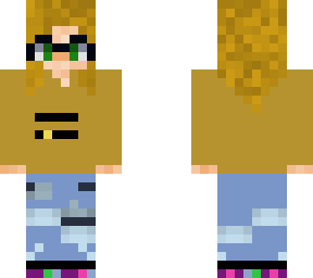 me as a minecraft skin