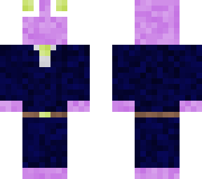 rainbow friends inspired pink monster in suit