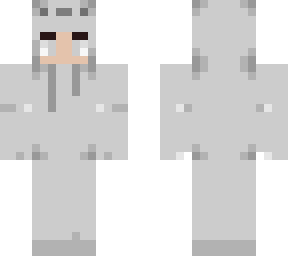 white/gray axolotl hoodie