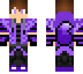 wolf boy purple