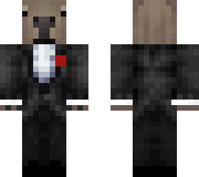 capybara with a tuxedo