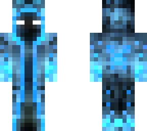 glowing dark blue mage