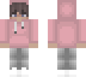 mebi pink hoodie - up