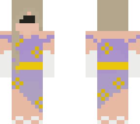 purple dress skin