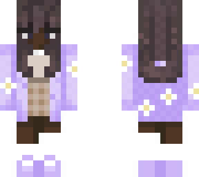 purple flower girl