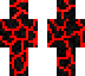red and black cracks