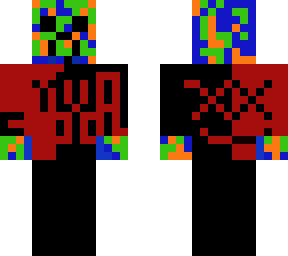 red n black creeper