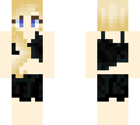 blond female basic outfit