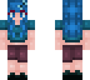 blue anime chick 2