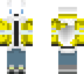 cyberpunk white fox