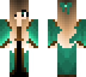 elegant green dress (shoulders)