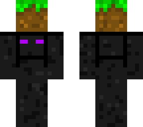 enderman holding dirt