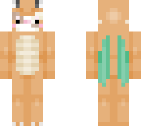 guinea pig in dragonite costume