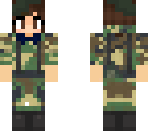 menina militar