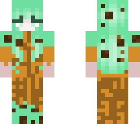 mint chocolate chip ice cream girl