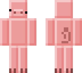 pixeled pig