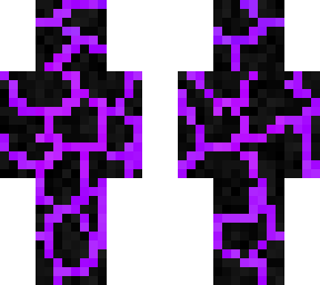 purple and black cracks