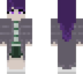 purple hair girl