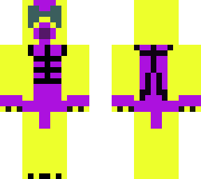 skin de buzor amarillo con morado de swimsantiy!