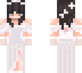 white dress