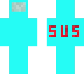 among us (cyan)