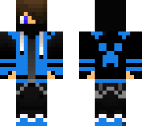 blue creeper hoodie