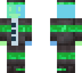 emerald + netherite jacket (jack acuncle)