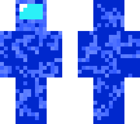 glitching amoung us blue
