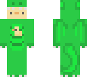green dragon onesie duck