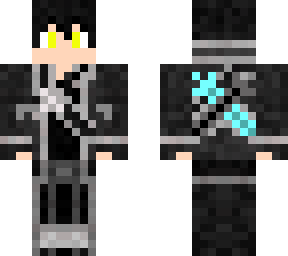 Kirito cheat mode | Minecraft Skin